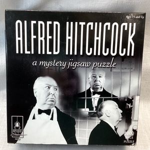 ALFRED HITCHCOCK CLASSIC MYSTERY JIGSAW PUZZLE 1000 PIECE NEW, SEALED BOX